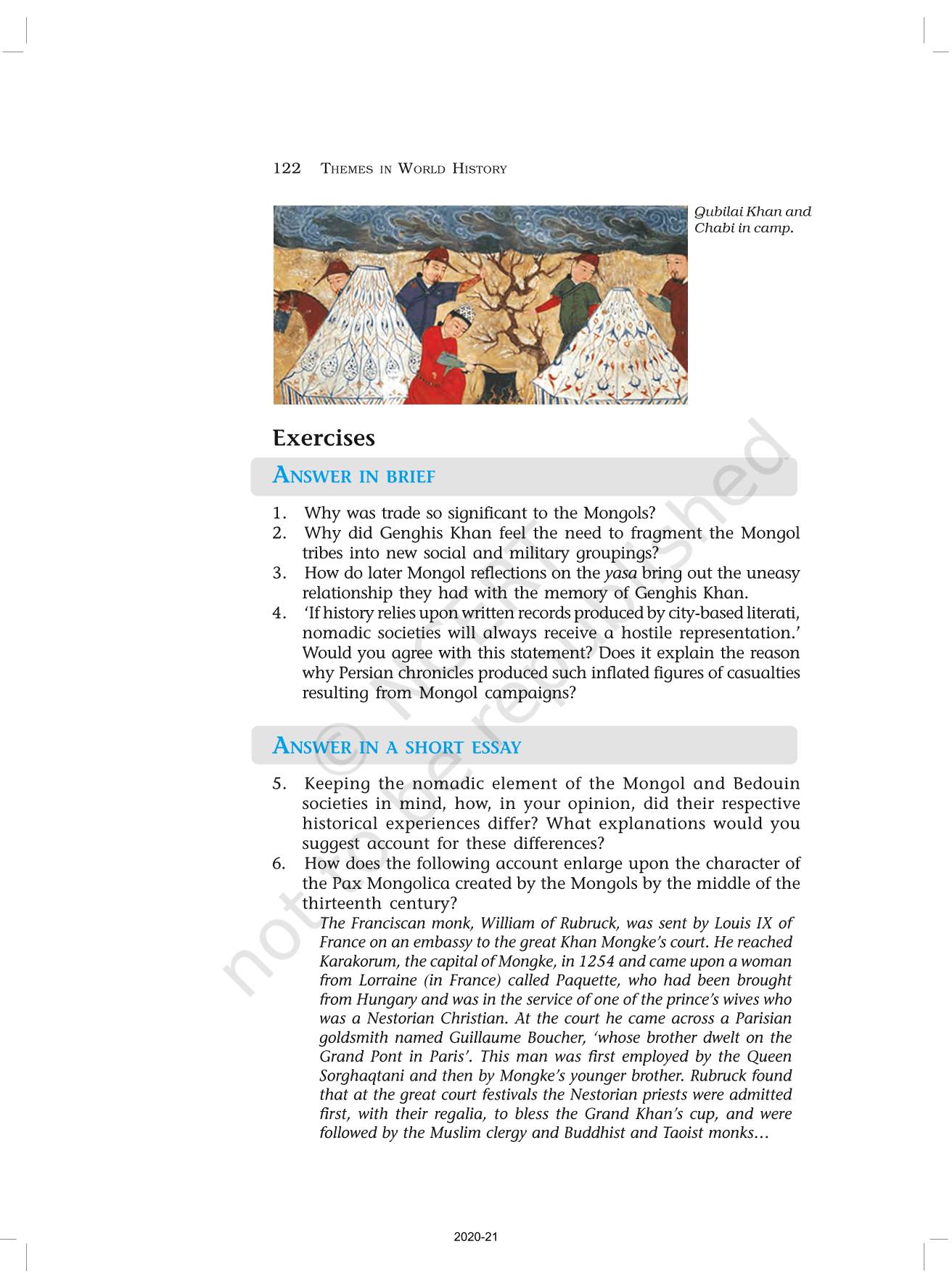 Nomadic Empires NCERT Book Of Class 11 Themes In World History